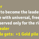 You choose a leader for each game you play, and Laura established universal healthcare on her circle.
